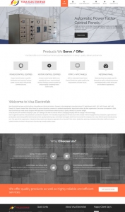 Electrical Goods Manufacturing Company Website Development By TECHUI