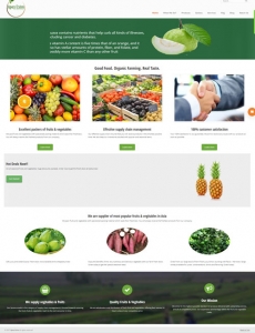 Fruits Export Company Website